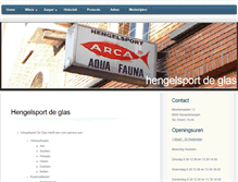 Tablet Screenshot of hengelsportdeglas.be